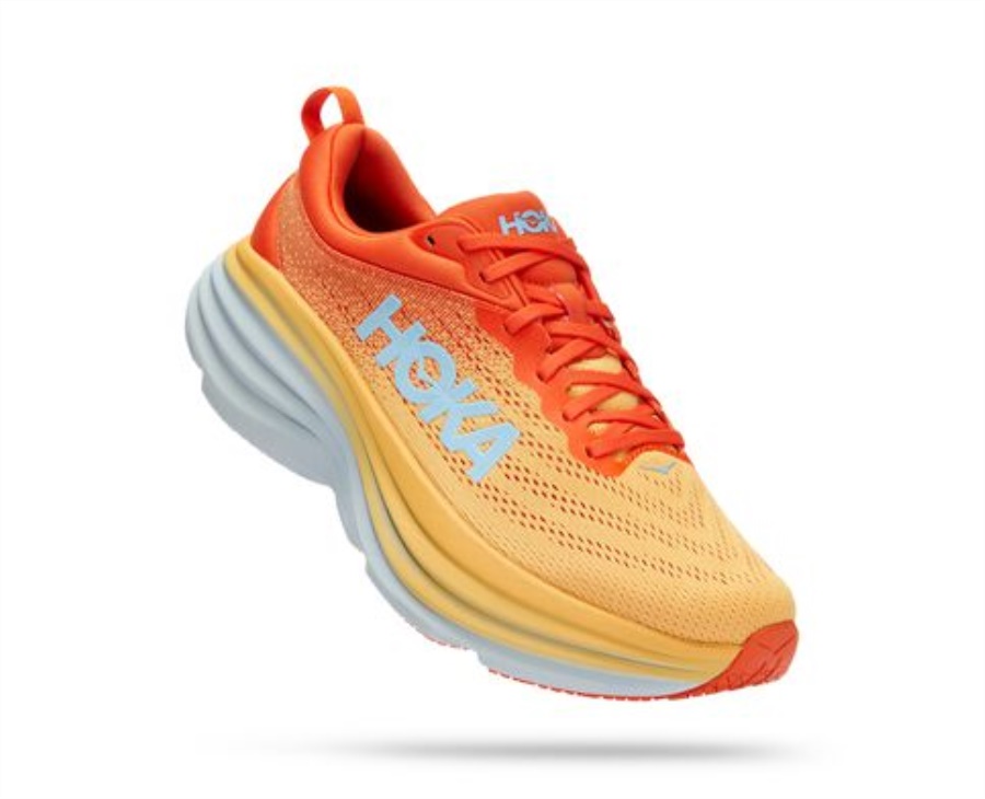 Hoka Bondi 8 Puffin'S Bill Amber Yellow