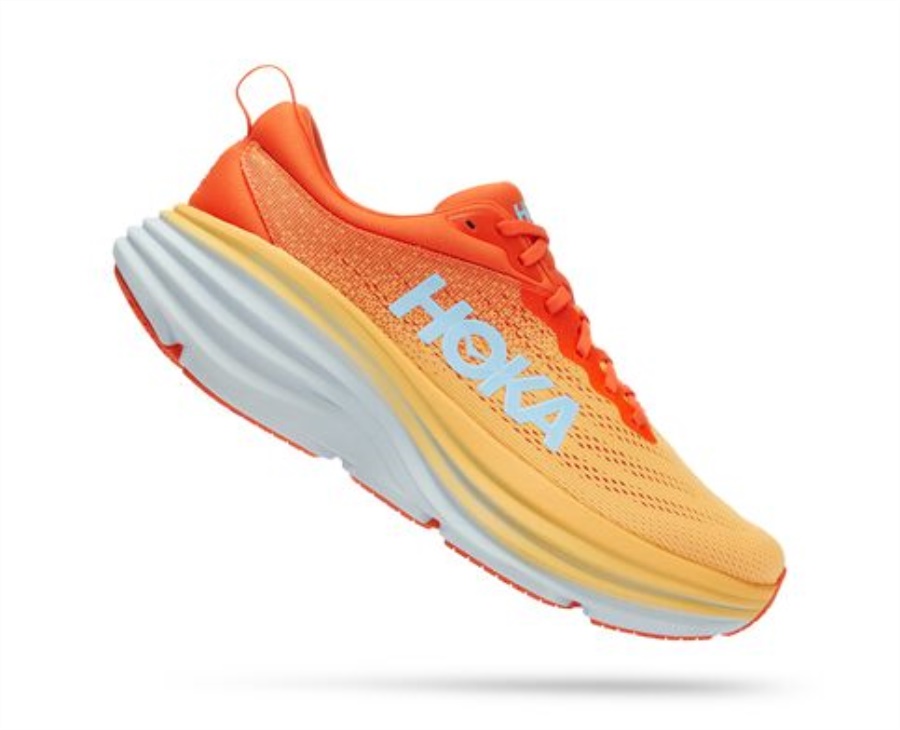Hoka Bondi 8 Puffin'S Bill Amber Yellow