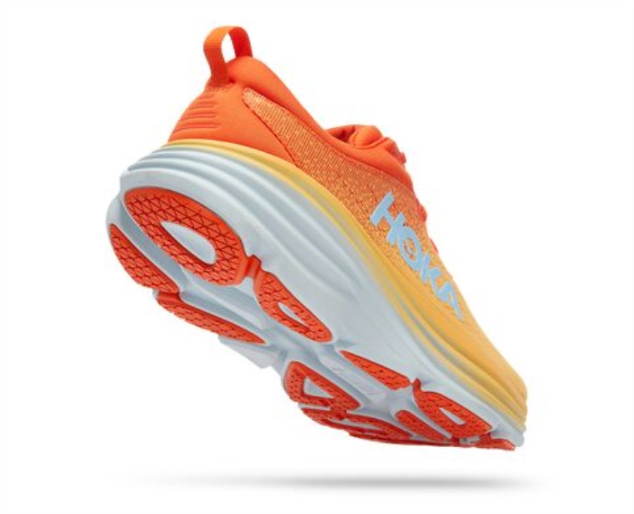 Hoka Bondi 8 Puffin'S Bill Amber Yellow