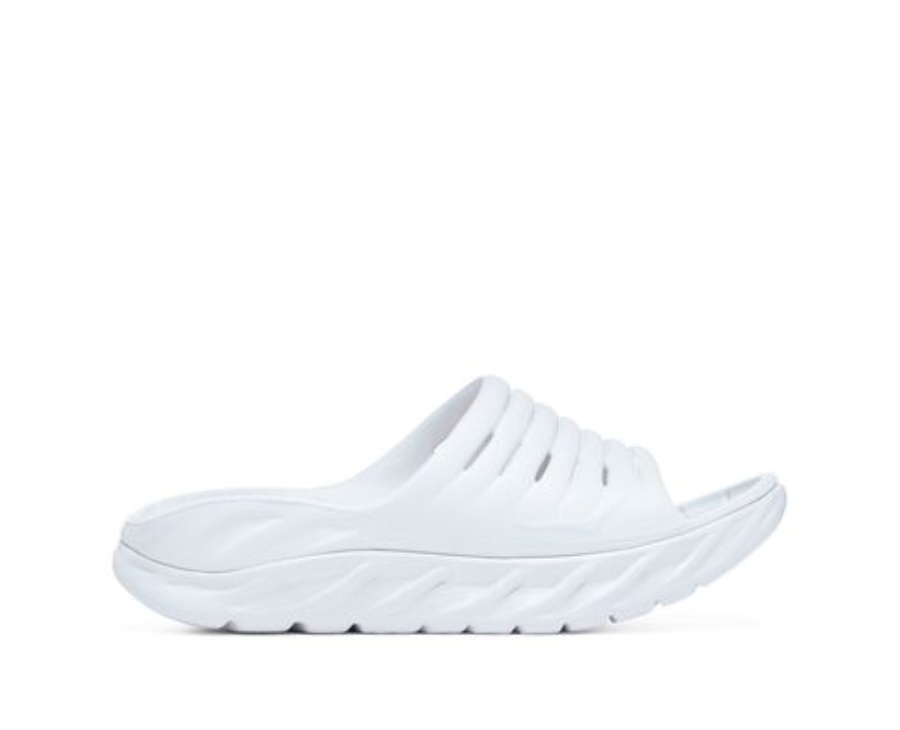Hoka Ora Recovery Slide White