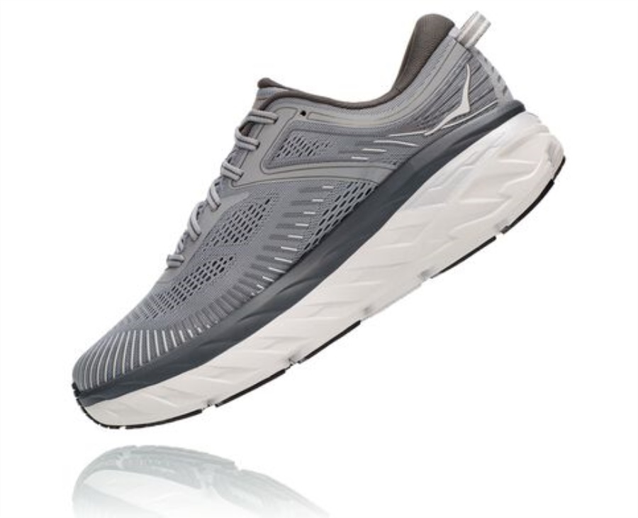 Hoka Bondi 7 Wild Dove Dark Shadow