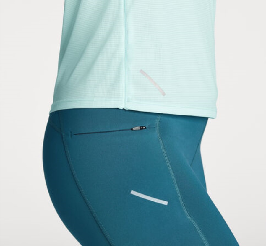 Glide Short Sleeve Hoka Blue Glass