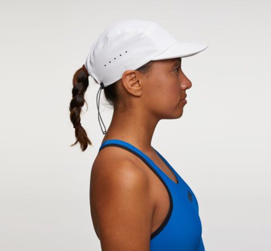 Hoka Performance Hat White Diva Blue